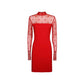 Multicolor Elastane Casual Dress