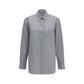 Blue Cotton Dress Shirt