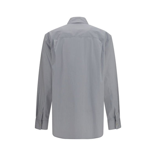 Blue Cotton Dress Shirt