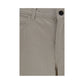 Beige Cotton Relaxed Fit Jeans