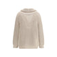 Beige Cotton Cardigan