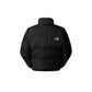 Black Polyester Full-Length Jacket