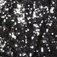 Brown Sequinned Embellished Pencil Cut Skirt