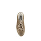 Beige Calf Leather Bos Taurus Athletic Sneakers