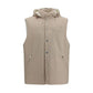 Beige Wool Oves Aries Sleeveless Jacket