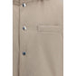Beige Wool Oves Aries Sleeveless Jacket