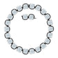 Gray Glass Necklace
