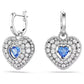 Gray Stainless Steel Earrings