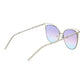 Gray Metal Sunglasses