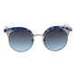 Blue Metal Sunglasses