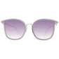 Beige Metal Sunglasses