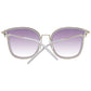 Beige Metal Sunglasses