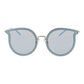 Blue Metal Sunglasses