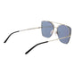 Gray Metal Sunglasses