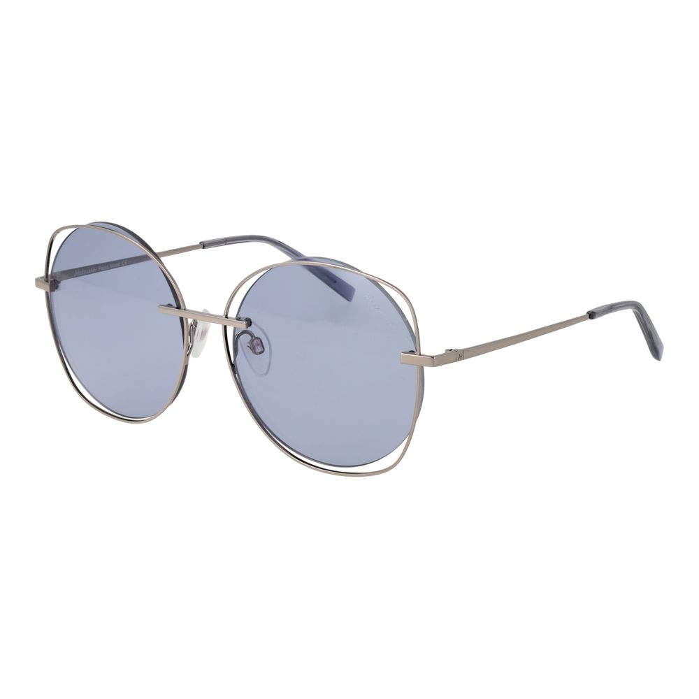 Gray Metal Sunglasses