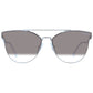 Gray Metal Sunglasses