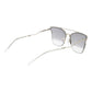 Gray Metal Sunglasses