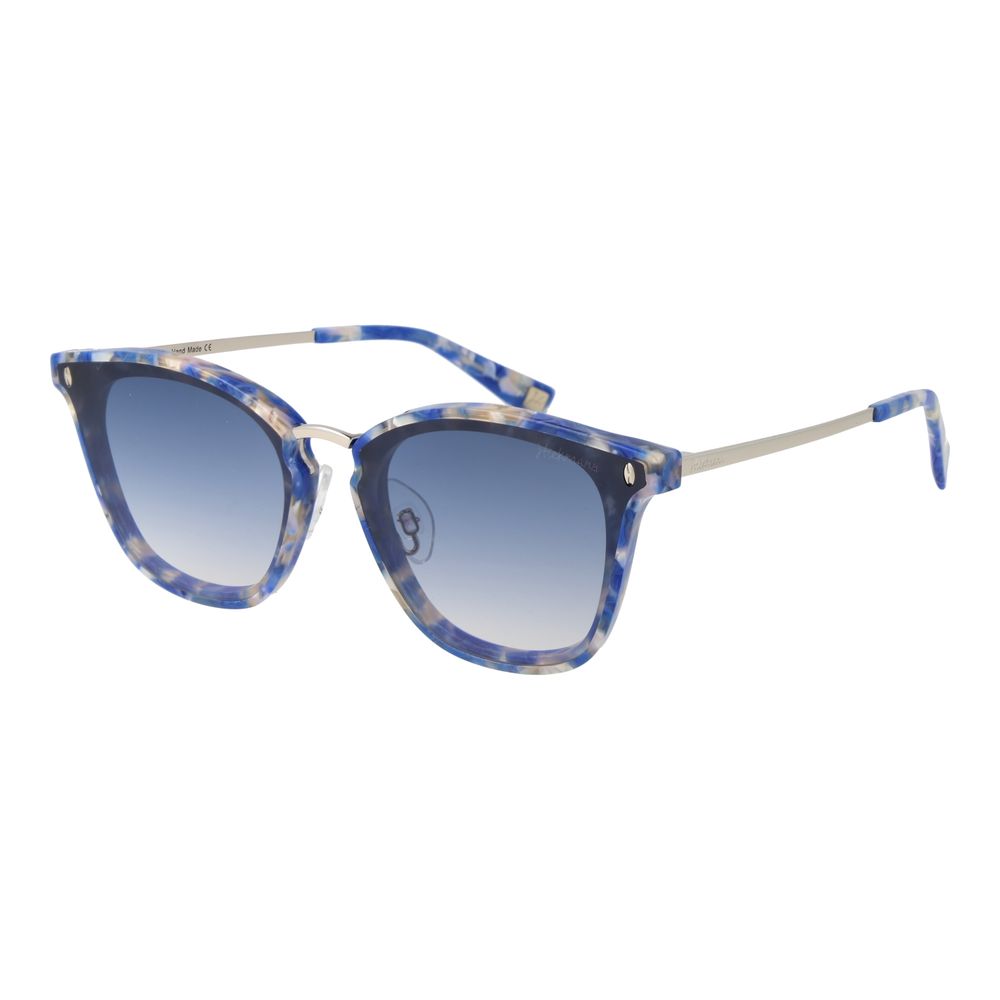 Blue Metal Sunglasses