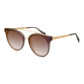 Brown Metal Sunglasses