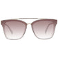 Brown Metal Sunglasses