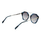 Blue Metal Sunglasses