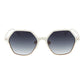 White Acetate Sunglasses