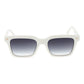 White Acetate Sunglasses