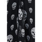 Black Silk Long Skirt