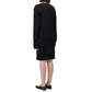 Black Cotton Casual Dress