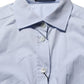 Blue Collared Long Sleeves Dress Shirt Top