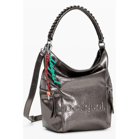 Bronze Polyethylene Women Backpack