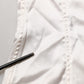 White Silk Satin Padded Bra Corset Style Top