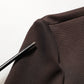 Brown Turtleneck Long Sleeves Blouse Top