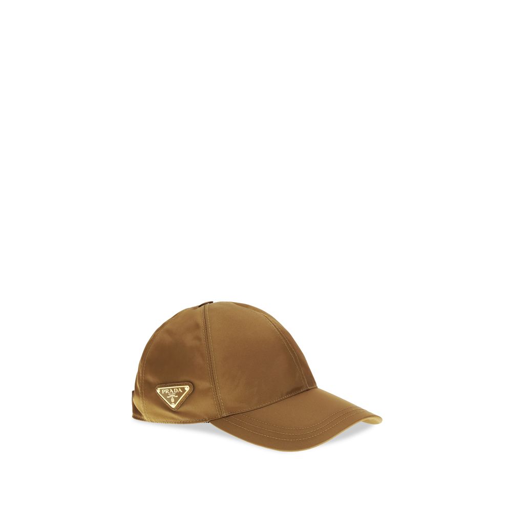 Beige Polyamide Cap (Baseball Hat)