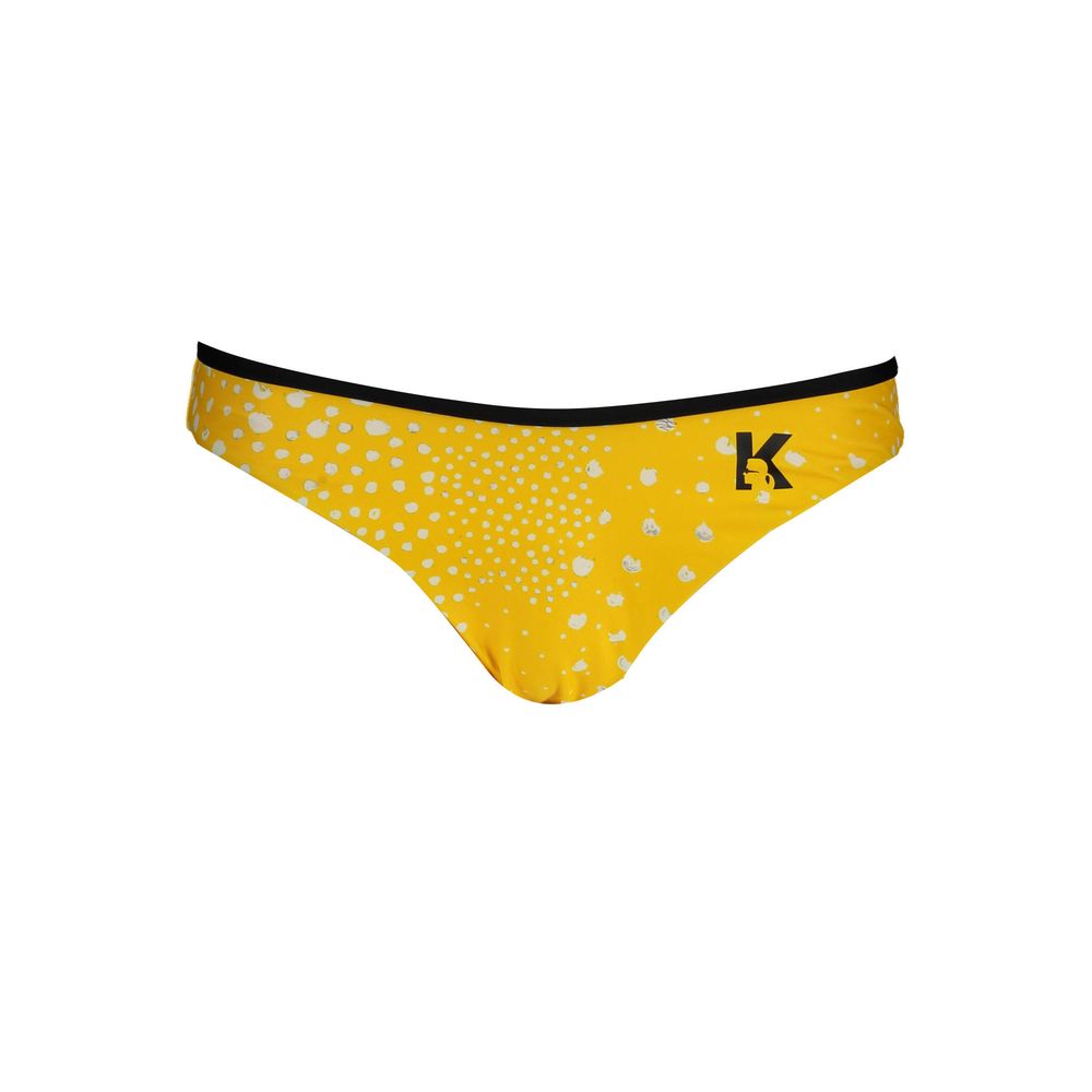 Giallo Poliammide Women Swim Brief
