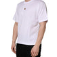 White Metal DG Logo Cotton Short Sleeves T-shirt