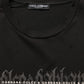 Black Tropical "IBIZA" Men Crew Neck T-shirt