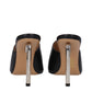 Black Leather High Heel Pumps
