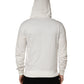 White Cotton Hooded Sweatshirt Sweater
