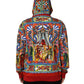 Multicolor Glamzilla Hooded Men Sweatshirt Sweater