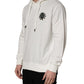 White Cotton Hooded Sweatshirt Sweater