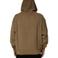 Brown Cotton Logo Coin Hooded Pullover Sweater