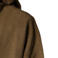 Brown Cotton Logo Coin Hooded Pullover Sweater