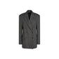 Black Elastane Blazer