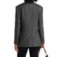 Black Elastane Blazer