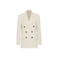 White Cotton Blazer