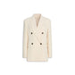 White Cotton Blazer