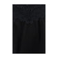 Black Cotton Casual Dress