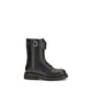 Black Calf Leather Bos Taurus Lace-Up Boots
