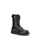 Black Calf Leather Bos Taurus Lace-Up Boots
